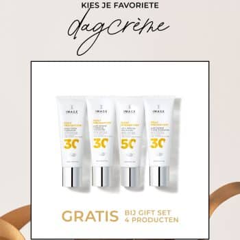 IMAGE Skincare Gift Set met 4 producten: cleanser, serum, dagcrème