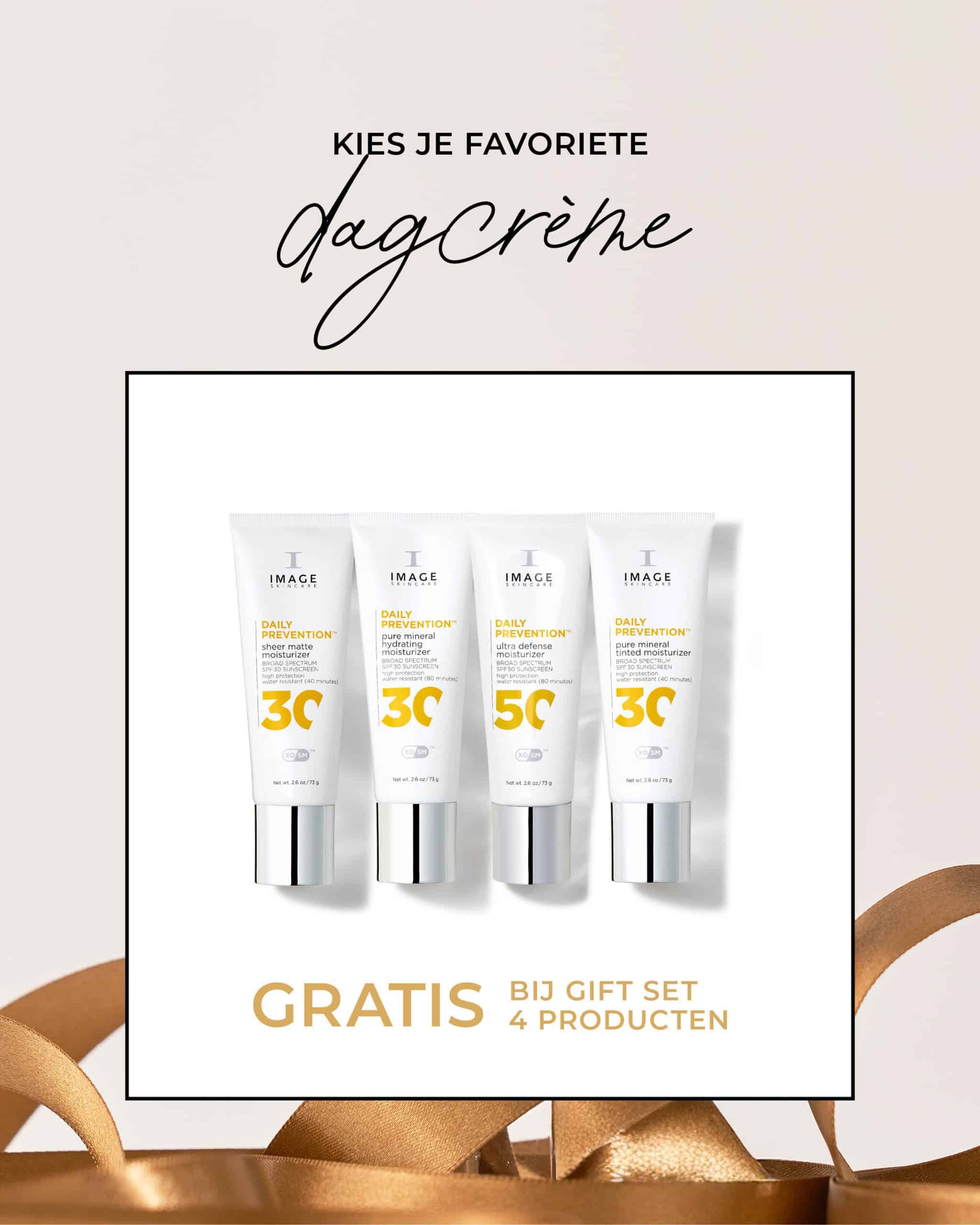 IMAGE Skincare Gift Set met 4 producten: cleanser, serum, dagcrème